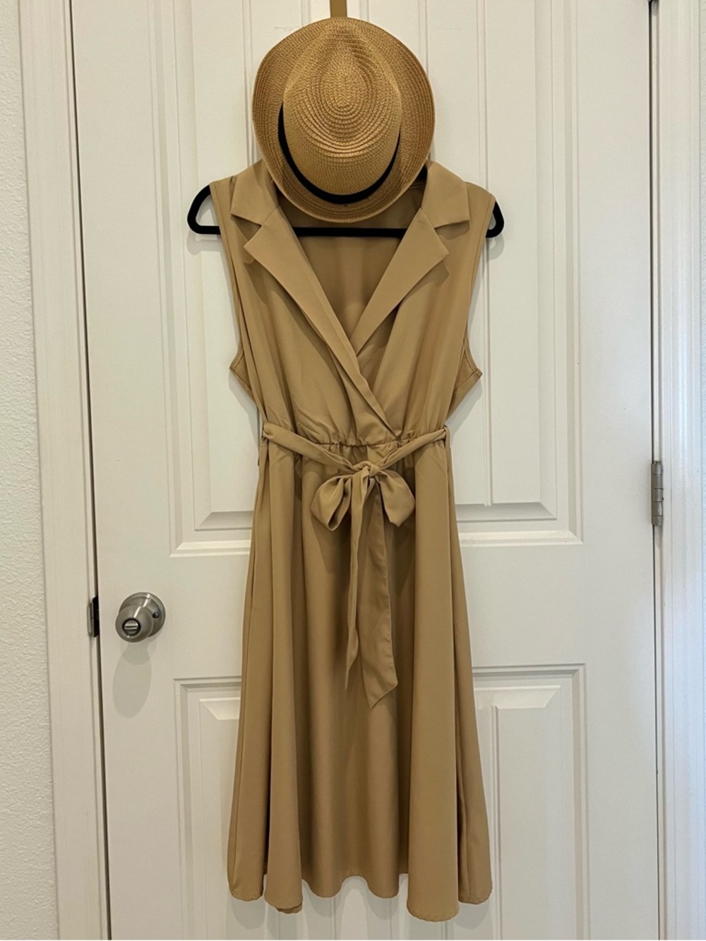 2 Dresses for $22! Versatile Khaki Sleeveless Dress Size XL